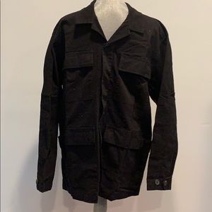 21Men Casual Jacket/LS Black Size Medium